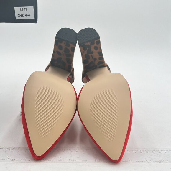 XYD Women Office Lady Closed Pointed Toe Cutout Casual Dress Pumps Booties - Picture 7 of 8